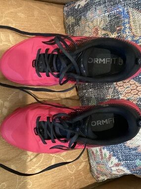 Saucony Bright Pink and Black Women's Athletic Shoes